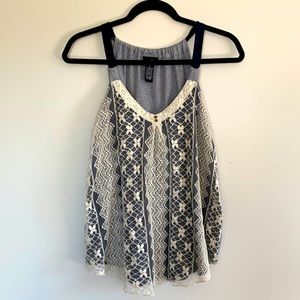 Lace tank top